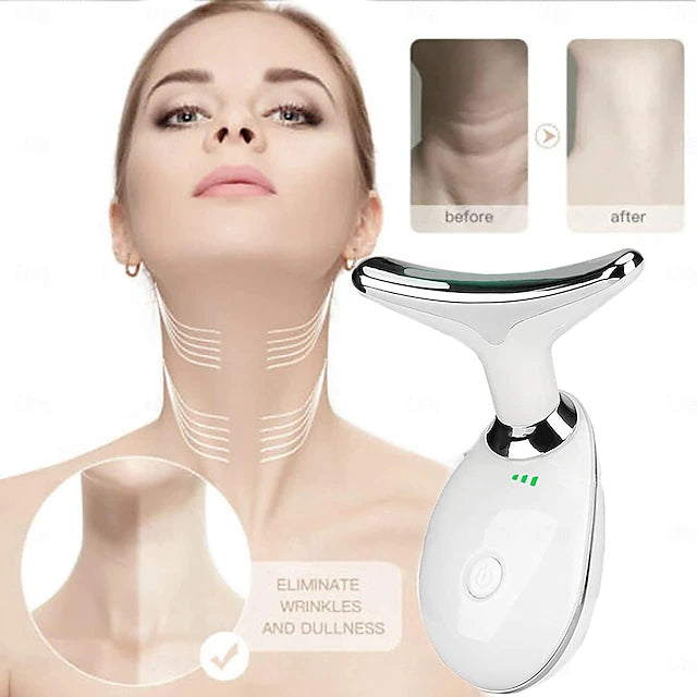 LED Neck Face Beauty Device Facial Massager: LED Face Mask, Facial Massager