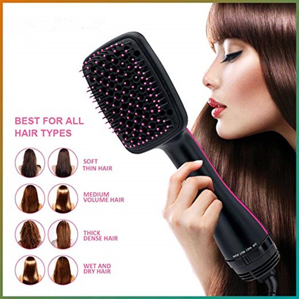 Professional Ceramic Tourmaline, One-Step Styling Tool for Travel & Home Use